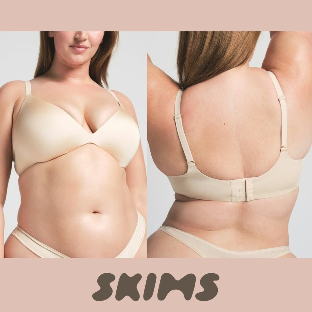 NWD $58 Skims [ 36A‎ ] Wireless Form Super Push Up Bra in Sand Nude #7107